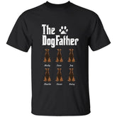 "The Dog Father " 6 pet, dog and cat personalized T-Shirt
