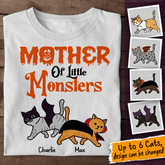 Mother Of Little Monsters Personalized Cat T-Shirt TS-HR189