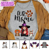 Fur Mama Personalized Halloween T-shirt TS-NN41