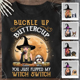 Halloween Buckle Up Buttercup Personalized T-shirt TS-NB1890