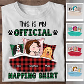This Is My Official Napping Shirt Personalized T-Shirt TS-PT2172