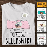 Official Sleepshirt - Personalized T-Shirt - Dog Lovers TS-TT3426