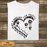 Pet Memorial T-shirt, Gifts For Loss Of Pet, The Road To My Heart Is Paved With Pawprints, Pet Sympathy Gifts