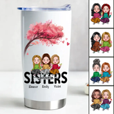 20oz Sisters - Sisters Forever - Personalized Tumbler