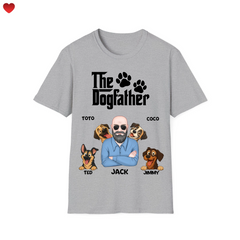 The Dogfather T-Shirt - Up to 6 Dogs