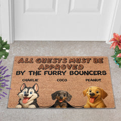 Personalized Pets Doormat - Up to 6 Pets - Decorative Mat - Upload Photo - All guests must be approved by V2