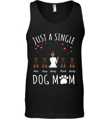 "Just a single Dog/Cat Mom" personalized T-Shirt