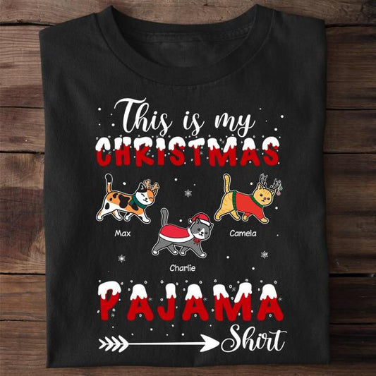 This Is My Christmas Pajama Shirt Personalized T-shirt TS-NB538