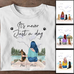 Never Just A Dog On The Lake Personalized T-Shirt TS-PT1230