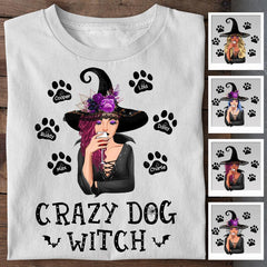 Crazy Dog Witch Personalized T-shirt TS-NB1795