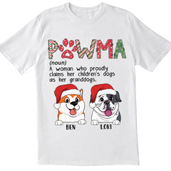 Pawma Christmas Shirt, Dog Lover Shirt - Personalized Shirt