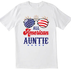 All American, 4th Of July Flag - Personalized T-Shirt, Fourth Of July Shirts, Independence Day Gift