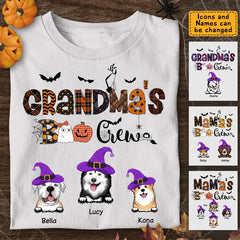 Grandma , Mama's Boo Crew - Personalized T-Shirt - Happy Halloween TS-TT3308