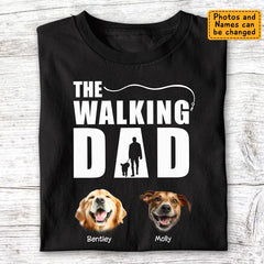 The Walking Dad  - Personalized T-Shirt - Dog Lovers TS-TT3447