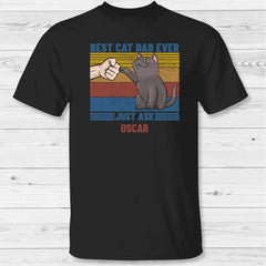 Best cat parent ever - Personalized T-Shirt