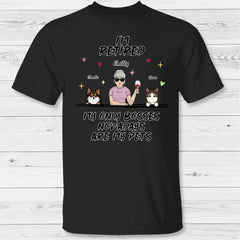 I'm retired - Personalized T-Shirt