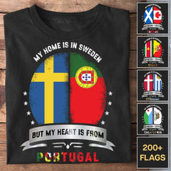 But My Heart Is From - Customizable T-Shirt