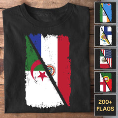 Mixed Hanging Flags - Customizable T-Shirt